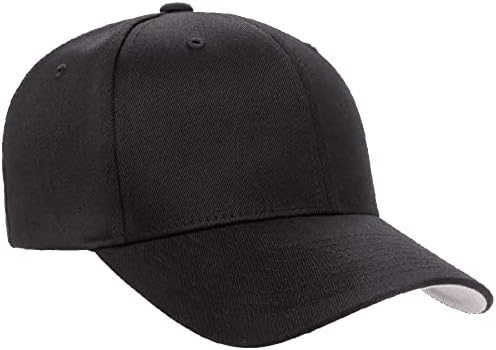 Оригинален FlexFit Wooly Combed Ballcap | Флексфит машки атлетски бејзбол опремена капа | Среден профил опремена со флексија Флекс