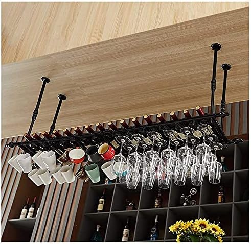 Арвеални вински лавици за лавици украси Вино стакло држач наопаку вина решетката кригла држачи за матични лавици тавани тавани креативно декорација полица за скл?