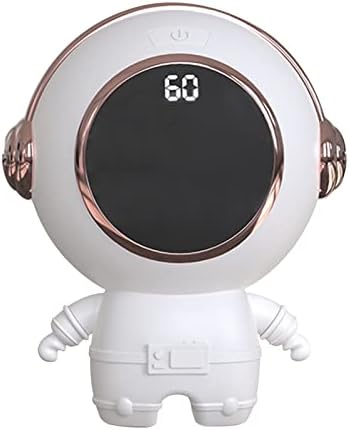 2KU320 Зимски астронаут за потоплите цртан филм Брз топол USB полнење мини дигитален дисплеј астронаут топло бебе
