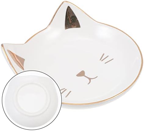 Хетотон керамички накит за накит керамички цртан филм мачки храна чинија храна храна чинија со керамички зачинети садови сос сад суши затоплување сад за апетизато