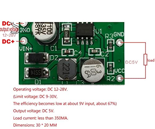 DC-DC MC34063 Регулатор на напон за напојување Регулатор за напон модул за модул на напон на напон