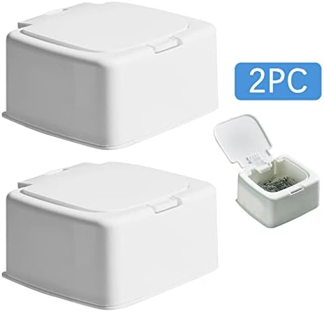 Мини преносни кутии за складирање на кутија за десктоп кутија за складирање мал објект козметички памук со оброк за кутија за складирање на капакот