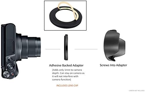 Аспиратор за дигитални леќи за канон PowerShot G7 x + филтер/адаптерски прстен за адаптер