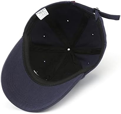 Baseујорк везење бејзбол капа, памук камионџија, тато капа со прилагодливо капаче за визир за мажи за мажи жени