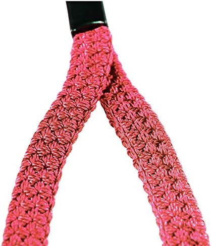 Лента за зглобот на трска PCP, трајно тројно плетенка еластична најлонска лента за трска, розова