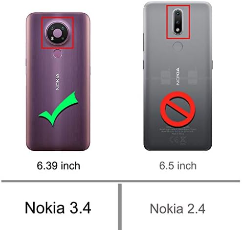 Озофтер за Nokia 3.4 Case-апсорпција Флексибилна TPU гума за заштита на мобилни телефони за Nokia 3.4