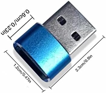 USSPO 5pack USB C до USB адаптер USB до типот C 3.0 Машки лаптопи за конвертор за полнење на адаптер и телефони OTG конектор