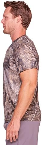 Суштинска маичка со кратки ракави со кратки ракави на мажите со Realtree