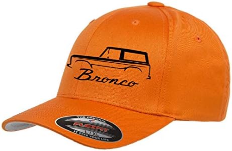 1966-77 Ford Bronco 4x4 Classic преглед дизајн Flexfit капа капа
