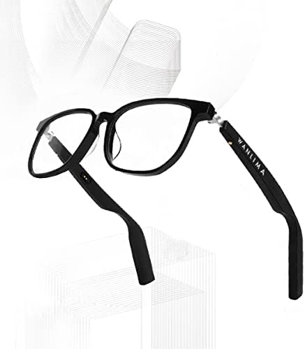 Wanlima Bluetooth 5.0 Службени очила за паметни очила/слушалки чисти/поларизирани iOS подготвени