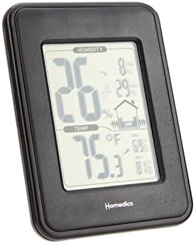 Homedics HM100 Монитор за влажност во затворен простор, лесно читање хигрометар за следење на удобноста на воздухот во затворен простор,