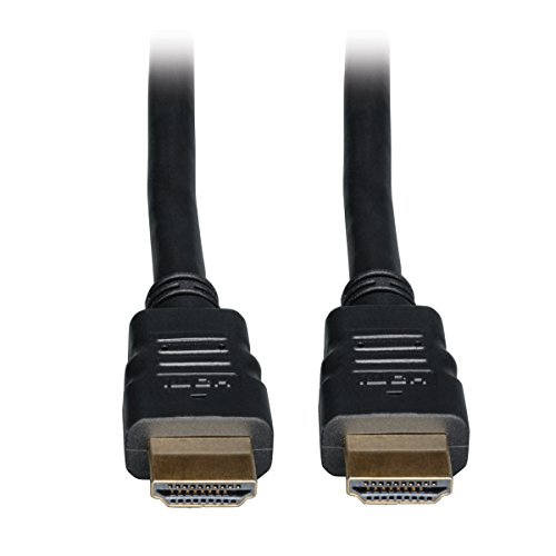 Tripp Lite HDMI кабел со голема брзина со етернет и дигитално видео со аудио, UHD 4K x 2K, 1 ft., Црно