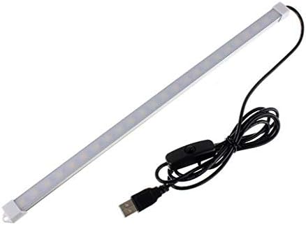 U52349 USB прекинувач за вклучување/исклучување 35cm 24LEDS 5V SMD 5630 LED цврста лента со тврда лента за светло на цевката за