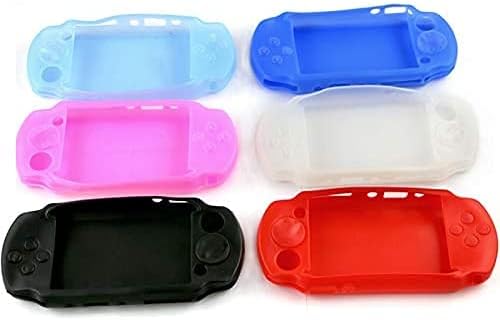 Castајамер заштитна мека гумена силиконска покривка на кожата за PSP 1000 1001