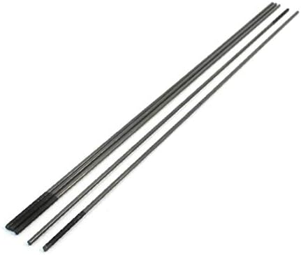 X-Dree 5pcs 30 x 3mm Еден крај навој на 30 см долги метални шипки (5 парчиња 30 x 3 mm UN Extremo Roscado 30cm Barras de empuje largas de Metal