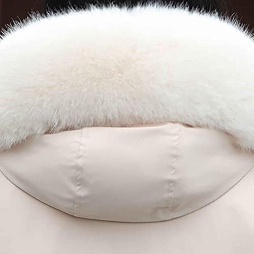 Cokuera женски моден моден есен зимски топло палто елегантен каузален тенок фит должина задебелување памук пријатна јакна за дама 2022