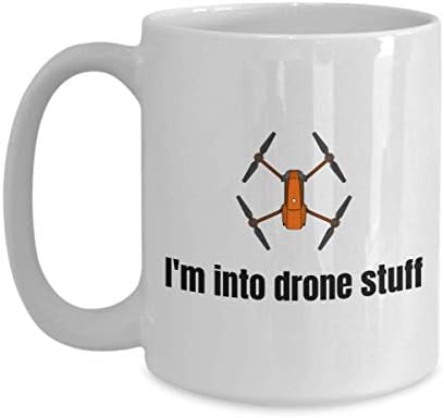 Смешна кригла со беспилотни летала - подароци за квадкоптер - подарок за UAV - смешен дрон присутен - во беспилотни летала