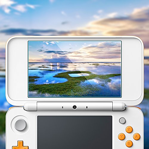 Заштитник на екранот Afunta, компатибилен Nintendo 2DS XL, 2 пакувано калено стакло за горниот и долниот екран, додаток за заштитни филмови 2DS