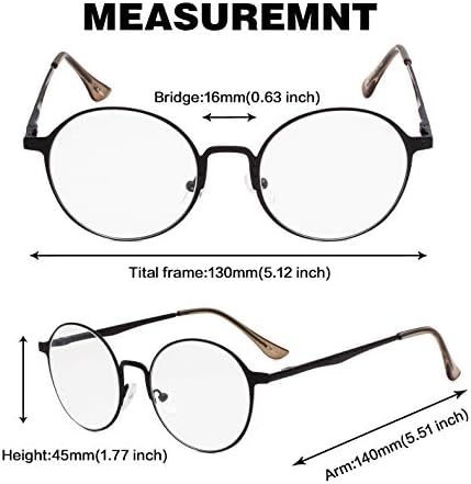 ГУД Очила За Читање 4 Пара Ретро Тркалезен Дизајн Читачки Очила За Жени Што Читаат