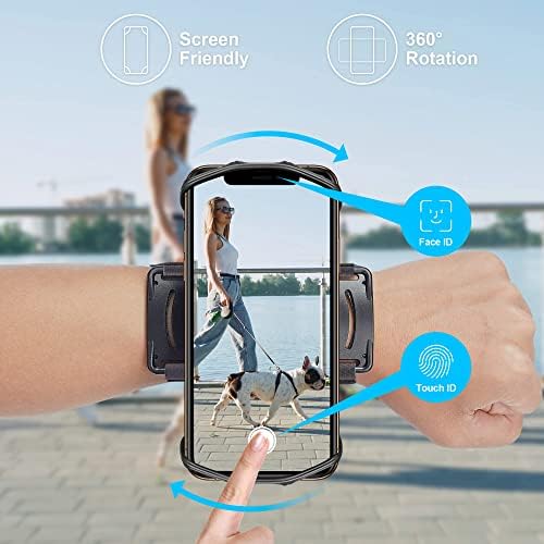 Retуппон 360 ° ротирачки мобилен телефон што работи со амбран со AirPods Pro Lounder & Newppon Одвојување 360 ° ротација велосипед