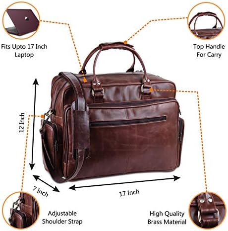 Рачно изработена светска кожена кожна деловна чанта за чанти за патувања во воздушна кабина на месинџер, носете торбички торбички за мажите за мажи лаптоп лаптоп в