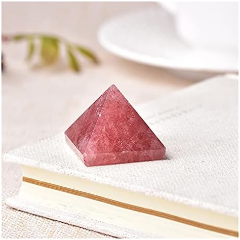 Binnanfang AC216 природен кристален пирамида флуорит кварц лековити камени чакра реики кристална точка енергија домашна декор рачно изработени