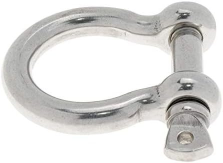 Ранб завртка игла за прицврстување на сидро 1/2 /12mm 304 не'рѓосувачки челик Д прстен за прстен - 2 парчиња