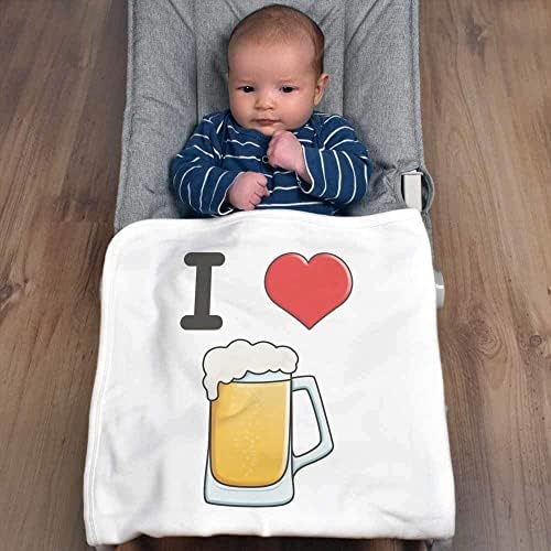 Азиеда „Сакам пиво“ памучно бебе ќебе / шал