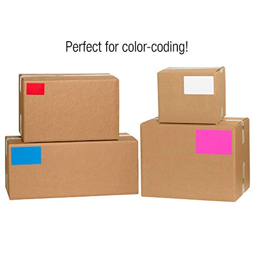 Кутии за брза лента логика® етикети со правоаголник, 4 x 4, црна