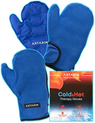 {НОВИ} Топли и ладни ракавици за терапија со рака - Пакет со мраз за еднократно гел - Терапија белезници за артритис - карпален тунел