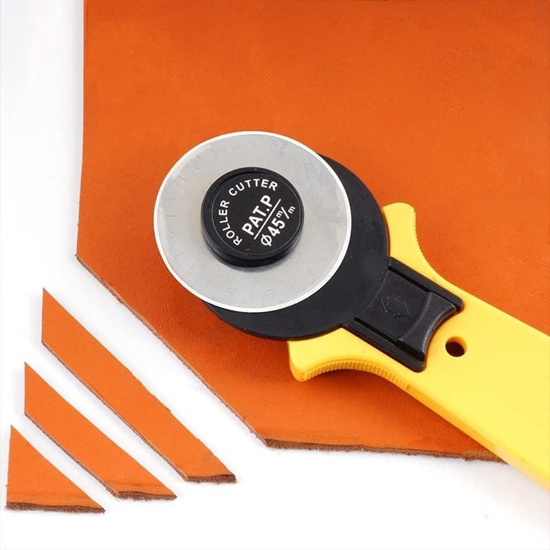 45/28mm ротационо секач за сечење кожа алатка за сечење хартија занаетчиски занаетчиски нож Кружен нож за ножеви DIY крпеница за