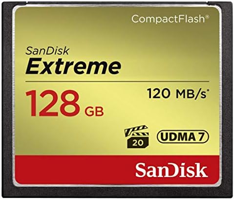 Sandisk 128gb Екстремни Компактен Flash Мемориска Картичка УДМА 7 Брзина До 120mb/s-SDCFXSB-128G-G46