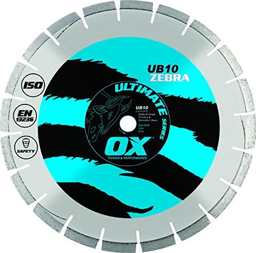 OX OX-UB10-6 Ultimate Abrasive 6-инчен дијамантски сечило, 7/8-инчи-5/8-инчи