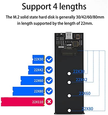 ZLXDP M. 2 Ssd Надворешен СЛУЧАЈ USB Тип-C ПОРТ USB 3.1 Комплет 10gbps M. 2 Sata Хард Диск Случај HDD Случај