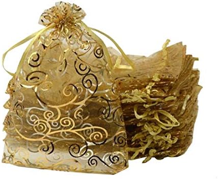 Goldgiftideas сребрена позлатена сјајна Nakshi Kankavati Pooja Thali Set, Indian Pooja Предмети за дома, Вратете го подарокот за свадба и домаќинство со дизајнерски торби за тенџере