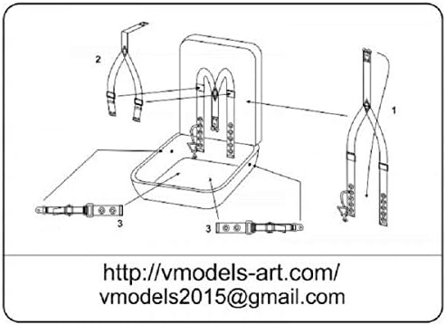 VModels 48007-1/48-Фото-гранични безбедносни ремени РАФ Втората светска војна