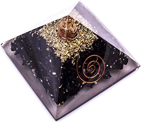 Шарвгун Турмалин камен оргон Пирамида генератор на енергија Реики оргонит лековит кристал