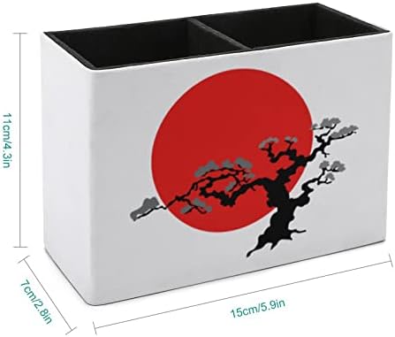 Јапонско дрво од бонсаи Пу кожа пенкало за молив држач за држачи за купови куќиште за кутии за контејнери за канцелариски садови за домашна