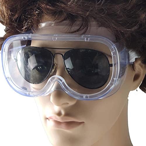 ОББЕДЕН МЕ-1902 Заштитни анти-магла отпорни на лабораториски очила за прилагодување за прилагодување на лентата за заштита од очила со широк вид