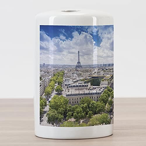 Амбесон Европски држач за четкичка за заби, воздушен париз Ајфелова кула Француска наследство Архитектура Архитектура Слика, декоративен