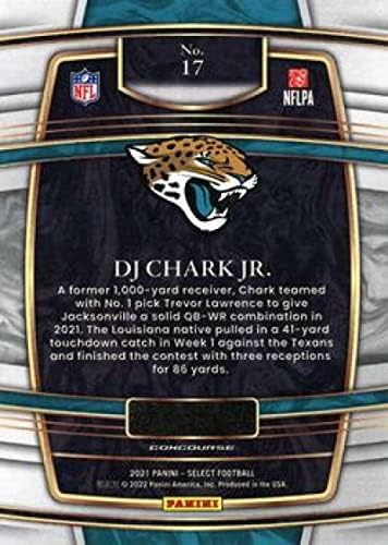 2021 Panini Select 17 DJ Chark Jr. Concourse Jacksonville Jaguars NFL Football Trading Card