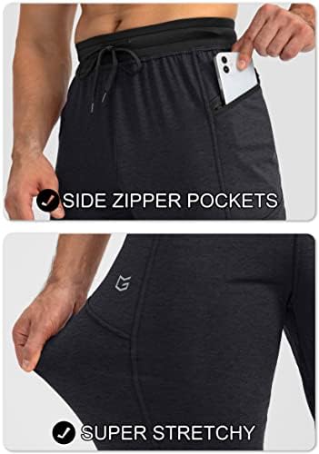 G Постепени машки џогерски панталони со џебови со патенти тенок џогерс за мажи атлетски џемпери за тренингот, џогирање, трчање