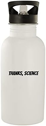 Производи од Моландра благодарам, наука - 20oz шише со вода од не'рѓосувачки челик, бело