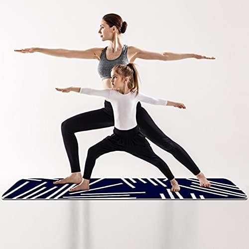 6мм дополнителен густ јога мат, бел бар печати еко-пријателски вежби за вежбање душеци пилатес мат со јога, тренингот, основно фитнес и вежби за подот, мажи и жени