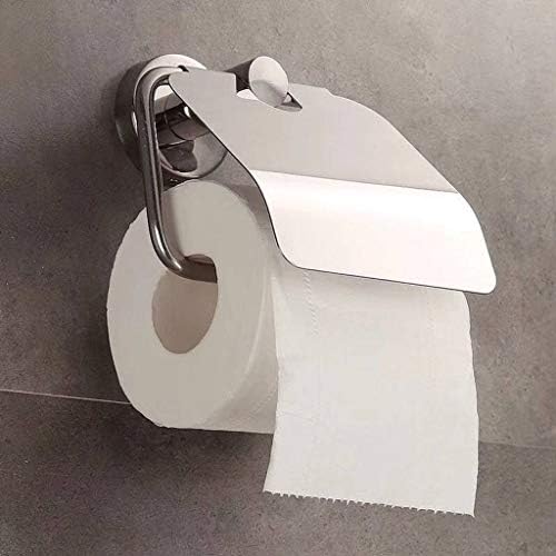 Држач за тоалетна хартија fxbza, не'рѓосувачки челик додаток за тоалетот, држач за тоалети, држач за тоалети за тоалетот за бања, кујна кујна-слвер