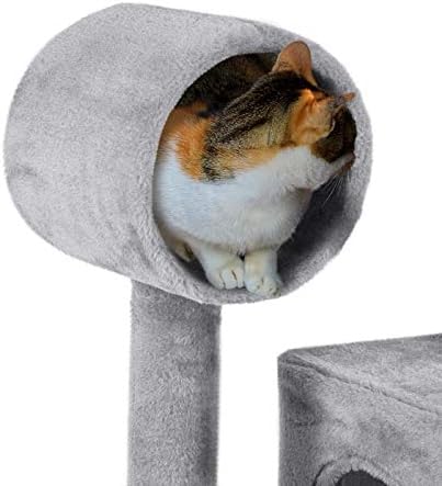 Јахетех Мачка Дрво Кула Маче Кондо Гребење Пост со Хамак тунел 51 во