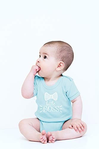Cbtwear Little Boss - Смешна новинска новороденче или облека за момчиња - слатко новороденче едно парче бебешко тело