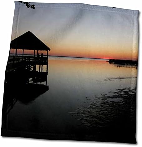 3drose Bob Molchan Photography - зајдисонце - Газебо зајдисонце над заливот - крпи