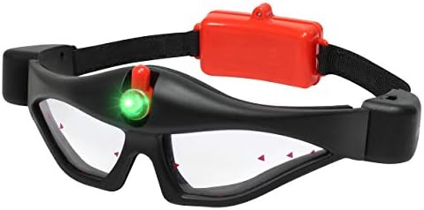 Очила за ноќно гледање во Армогар за деца | Гаџети за шпионски опрема | Детска опрема за кампување со шпионски очила со вградено предводено светло | Прилагодливи дец