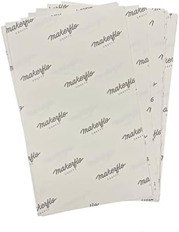 MakerFlo 13x19 инчен хартија за сублимација - 100 премиум листови за печатење на пренесување на топлина на DIY на маици, гушачи, чаши - хартија со висока трансфер во боја за са?